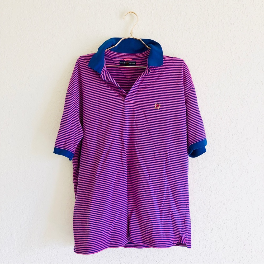 Vintage Tommy Hilfiger Striped Polo